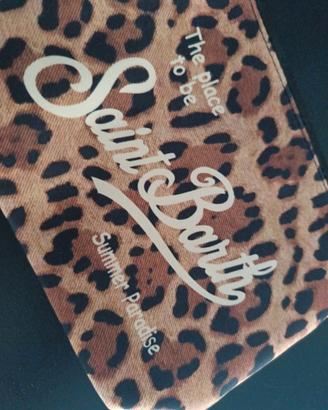 Pochette saint barth leopardata