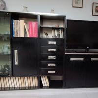 Mobile soggiorno in frassino nero