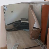 specchio bagno 105 x 116 con luce led