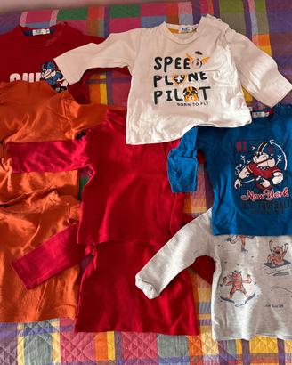 Maglie a maniche lunghe bimbo