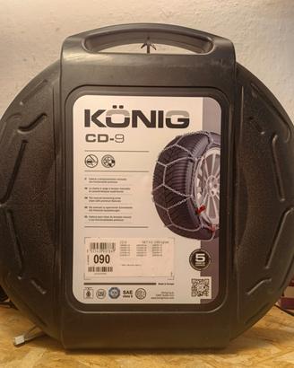 Catene Neve KÖNIG CD-9 090 - 9mm - MAI USATE
