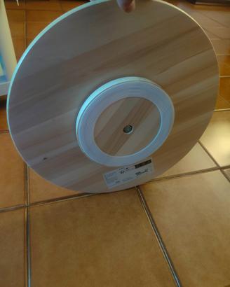 vassoio girevole in legno nuovo