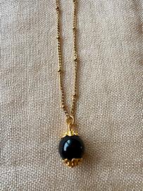 Collana su coccu kokku onice amuleto portafortuna