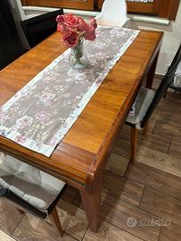 Tavolo 6 posti allungabile 100% legno