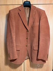 Giacca di velluto beige