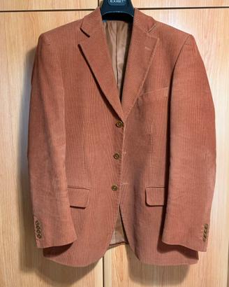 Giacca di velluto beige