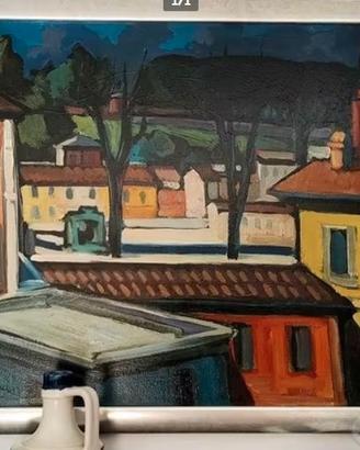 Achille Sdruscia olio su tela quadro
