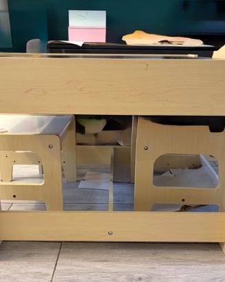 Tavolo in legno  multiuso bambini