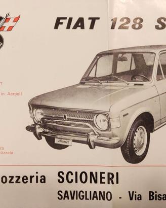 Pubblicità Carrozzeria Scioneri originale epoca