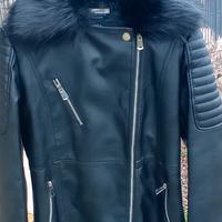 cappotto ecopelle nero