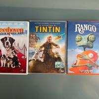 3 DVD Beethoven; Tin Tin; Rango