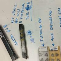 kit utensili per gole e filettatura - torneria