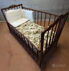 Lettino bimbo in legno pregiato