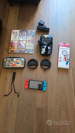 Nintendo Switch completa giochi e accessori