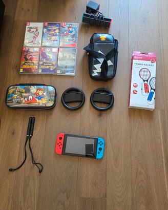 Nintendo Switch completa giochi e accessori