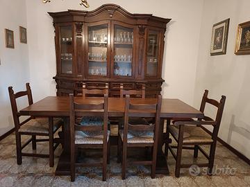 Tavolo + vetrina salotto