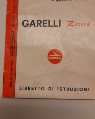 libretto istruzioni ciclomotore Garelli  Rekord