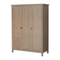 Armadio Ikea Hemnes, tre ante grigio tortora