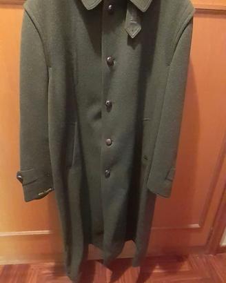 Cappotto loden verde scuro da uomo