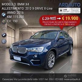 Bmw X4 X-drive 20d X-Line 190 cv