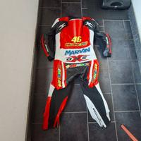 Tuta in pelle di canguro moto 