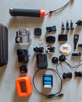 gopho Hero 9 con accessori più lente max 