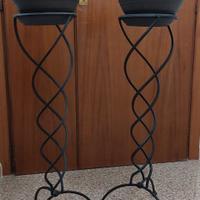 Colonne in ferro gemelle