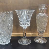 Vasi in Cristallo, Set da 3 pezzi