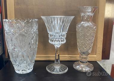 Vasi in Cristallo, Set da 3 pezzi