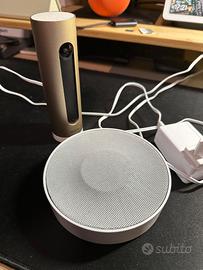 Netatmo cam indoor + sirena + alexa