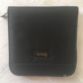 Porta CD DVD Nuovo Nero Tasche e Zip