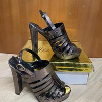 Sandali con tacco alto da donna, taglia 35