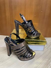 Sandali con tacco alto da donna, taglia 35