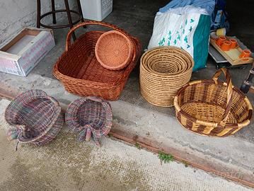 Cesti vimini per usi diversi