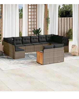 Set Divani da Giardino 12 pz con Cuscini