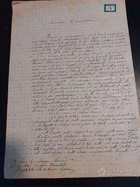 copia lettere indirizzate al cardinale Vannutelli