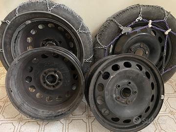 Cerchi in ferro 16”  Audi Volkswagen Seat - catene