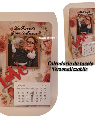 calendario 2025 da tavolo