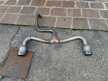Scarico terminale bombardone fiat 500 abarth