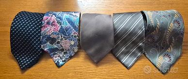 Set Cravatte Vintage 5pz
