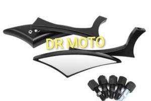 4AB COPPIA 2 X specchietti nero universale MOTO