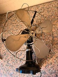 Antico Ventilatore Marelli Anni 20/30 Ghisa Ottone