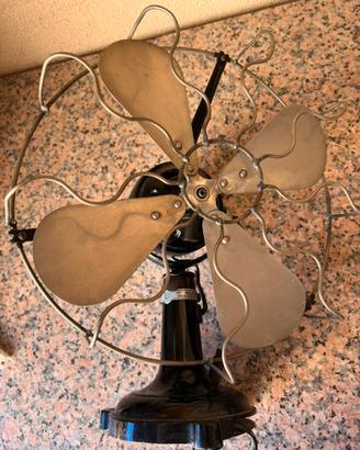 Antico Ventilatore Marelli Anni 20/30 Ghisa Ottone