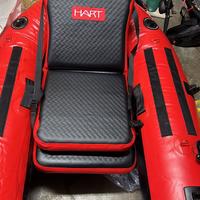 Bellyboat Hart + motore nuovo + staffa + pinne