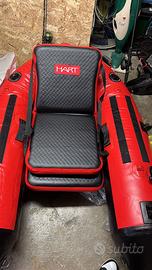 Bellyboat Hart + motore nuovo + staffa + pinne