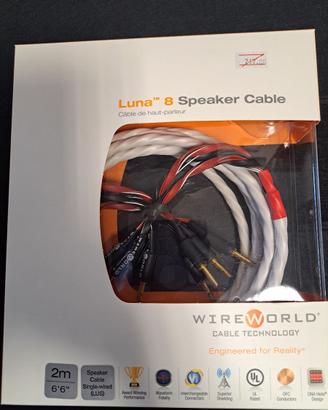 Cavi diffusori Wireworld Luna 8 – Coppia 2m Banana