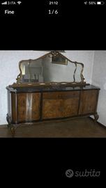 Sala anni '50 stile chippendale