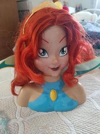 Testa Bloom Winx club bambola vintage acconciatura
