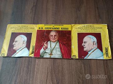 Papa Giovanni XXlll  dischi 45 giri 