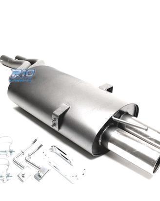 SILENZIATORE DI SCARICO BMW E46 98-07 ACCIAIO